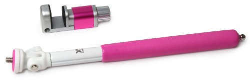 Xsories Me-Shot Standard 9 - 37-Inch Smartphone Monopod Telescopic Pole - White/Pink