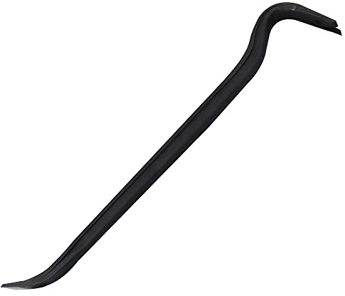 Dekton 24 Pry Bar-Oval Shank with Groove-Heavy-Duty Steel Construction for Superior Strength| Ideal for Demolition, Levering, and Pulling| Ergonomic Handle| Professional-Grade Tool for Construction