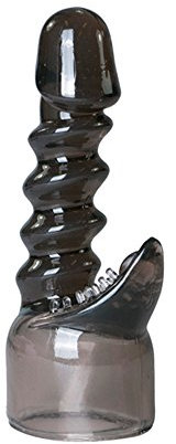 marielove Magic Wand - Accesorio vibrador de silicona para él y ella, 40 mm, para masajeadores de pared mágica, color negro