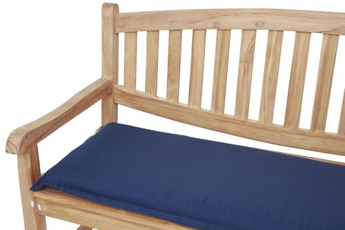 Kettler Polen KETTtex 2148 Auflage Gartenbank Florence 140x50x6 cm dunkelblau waschbarer Bezug Sitzpolster