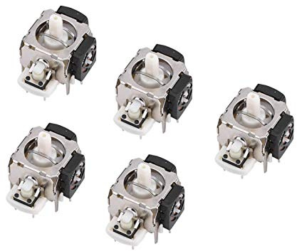 Stick analogique, 5 pièces Joystick 3D analogique, Remplacement du Module d'axe de Bascule de capteur de Joystick 3D analogique 360 ​​​​3D pour contrôleur sans Fil 360