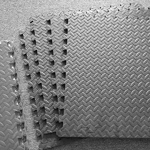 Tapis de Protection de Sol EVA sans BPA,Matelas Puzzle Antidérapant pour Matériel Fitness, Dalles en Mousse 63*63cmEpaisseur Tapis de Puzzles