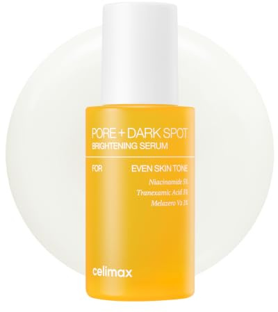 celimax Pore+Dark Spot Serum, 30ml | Feuchtigkeitsspendendes & beruhigendes Serum gegen dunkle Flecken & feine Linien, Anti-Aging, Noni-Extrakt, Vitamin-C