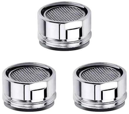 3Pcs Aerator 24mm Male Tap Anti-Splash Kitchen Sink Aerator Replacement Water Saver Filter for Sink Taps
