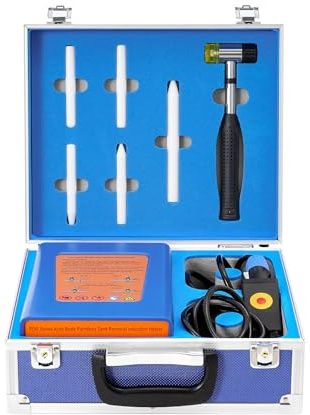 Taozhiyy Auto Set di Riparazione per Ammaccatture Elettromagnetico, Riscaldatore a Induzione, 1380W, 220V, Set di Riparazione per Ammaccatture Auto a Induzione, Set di Riparazione per Ammaccatture