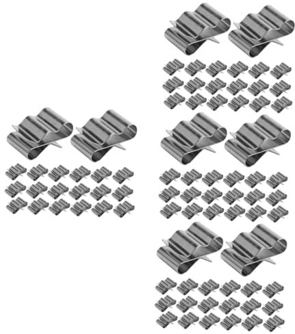 GLEAVI 120stücke Solar Photovoltaik Kabelclips Wetterfeste Kabelbefestigungen Für Solarmodule Edelstahl Einsetzbar Einfache Installation Geeignet Für Verschiedene Kabeltypen