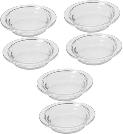 MAGICLULU 3 Sätze Aromatherapieschale Aus Glas Öldiffusor Kerzenwachs Kerzenwärmer Lampe Kerzenständer Ätherische Öle Auslaufsichere Duftwärmerplatten Ölwärmerschale Transparent 2 Stück * 3