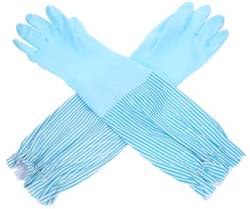 ERINGOGO Fleece Dishwashing Gloves for Cleaning Winter Warm Kitchen Gloves Ladies for Washing up