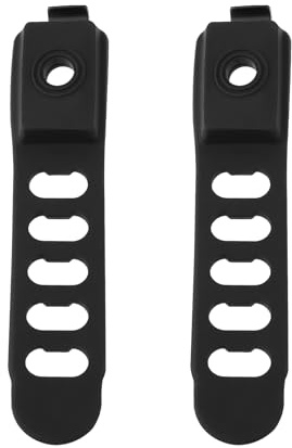 Briny River 2 cinghie di ricambio in gomma per luce bicicletta, 1-LED-RP-STR-V404, compatibili con Lezyne Y9
