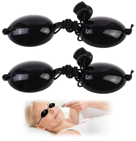 MKEAWWU Occhiali Infrarossi, Occhialini Solarium, Occhialini Sole, Occhiali Protettivi Laser Occhiali Di Sicurezza Occhiali Di Protezione Per Beauty Clinic