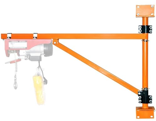 GNNymphyte Support Mural PA600/PA800 + palan électrique, Grue Domestique, Petite Grue de Levage, palan de 12, 20, 30 m(39.3FT,PA600)