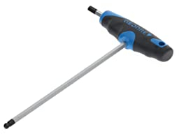GEDORE Winkelschraubendreher für Innensechskant-Schrauben, 2K-T-Griff und Kugelkopf, SW 5 mm, Länge 177 mm, DT 2142 5