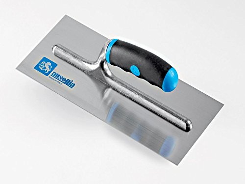AUSONIA - 42005 Llana para ESTUCO con Hoja DE Acero DE 28X12 Y Mango DE Goma Bimaterial