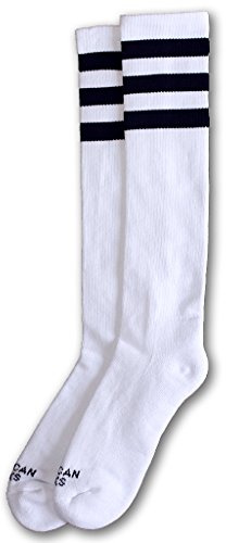 American Socks Old School - Knee High - Sportsocken für Männer und Frauen, Crossfit-Socken, Padelsocken, Laufsocken, Fahrrad-, Fahrrad- und Skatesocken.