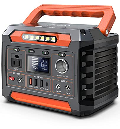 PROGENY - 300W Portable Power Station, 299Wh/80818mAh Solar Generator, Regulated DC Output Backup Battery with Charging AC Output, Pure Sine Wave, Power Station