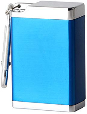 ISAKEN Tragbarer Aschenbecher für unterwegs, Zigaretten Taschenascher Taschenaschenbecher, Kreativ Mini Aschenbecher Reise-Aschenbecher, Aschenbecher to go, Herrengeschenk