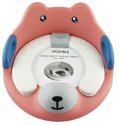 Baby Toilettensitz für Töpfchentraining mit Griffen passend für runde, ovale & eckige Toiletten Rutschfest mit Spritzschutz Leicht Perfekt für Reisen