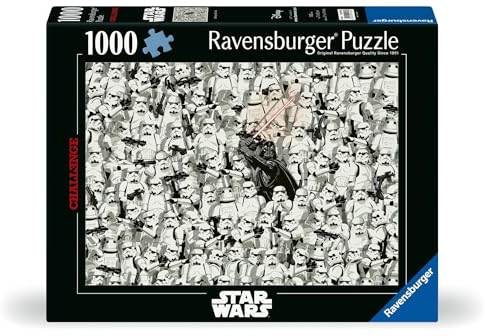 Ravensburger Puzzle 12000458 - Challenge Star Wars - 1000 Teile Puzzle für Erwachsene und Kinder ab 14 Jahren, Star Wars Geschenke