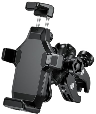 GPS-Navigationshalterung Mit Vibrationsdämpfer, Sichere Hochgeschwindigkeitsverriegelung, 1-Push-Fahrrad-, Roller-, ATV-Lenker- Und Motorrad-Telefonhalterung Motorrad Handyhalter ( Größe : Handlebar M