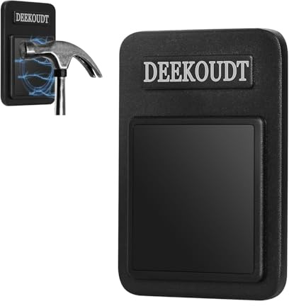 DEEKOUDT 1pcs Magnetic Belt Tool Holder, Heavy Duty Aluminum & Magnetic, 2.44in x 3.35in, Black