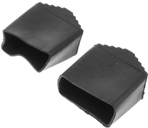 DOITOOL 2 Cubiertas Antideslizantes Para Patas De Escalera 1.69X1.65X0.90 Pulgadas Tapones De Goma Resistentes Para Escaleras Plegables Protección Estable Y Seguridad En Hogar Y Trabajo