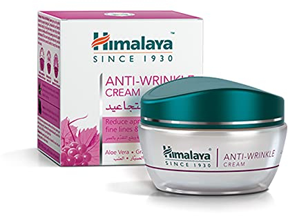 Himalaya Herbals Anti Wrinkle Cream with Aloe Vera and Grapes -50g