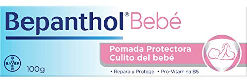 Crema Culito Bebe - Bepanthol Bebé Pomada Protectora con Pro-Vitamina B5 - Crema para Irritaciones - Crema Pañal - Crema Bebe Recién Nacido - 100 g