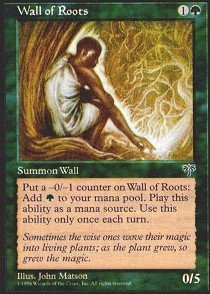 Magic: the Gathering - Wall of Roots - Mirage