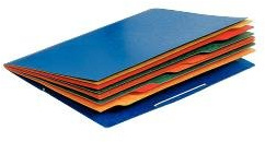 Esselte 55550 Besteck Monitore Papier, Regenbogen, farbigem Papier, A 4, 5
