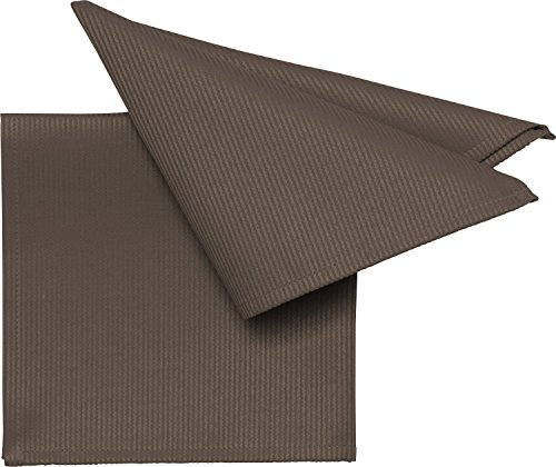 Pichler Serviette Mondo Jacquard graphit Größe 40x40 cm