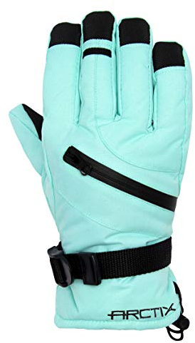 Arctix Women's Insulated Downhill Gloves, Island Azure, Large