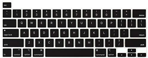 Se7enline for MacBook Pro 13/16 inch Keyboard Cover 2019-2026,Black | Mac Pro 13'' (2020-2026) & Mac Pro 16'' (2019-2021) Silicone Waterproof Dustproof Durable Washable Laptop Accessories