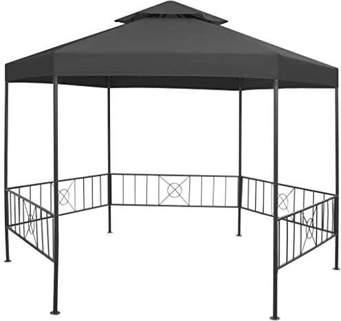 Belvédère de jardin 323x275x265 cm Anthracite