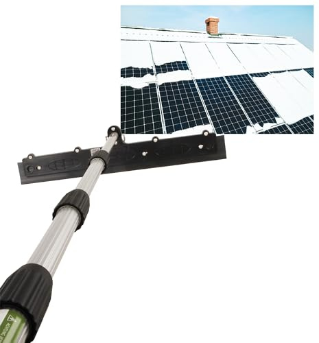 Pala da Neve per Fotovoltaico - Asta Telescopica 6 m per Pannelli Solari