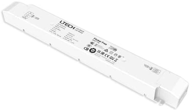 LIGHTEU®, 150 W 24 V DC 6,25 A TRIAC LED dimmbares Treiber-Transformator Netzteil, 3 in 1 Unterstützung für Triac ELV und Push-DIM-dimmbares Netzteil