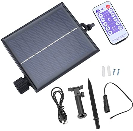 Boîte de contrôle de guirlandes solaires, panneau de commande de guirlandes PC intégré à 8 modes d'alimentation pour scène Boost de sortie 24V