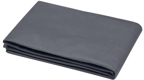 Lovely Casa - Duvet cover – Size 240 x 220 cm – 100% Oeko-Tex certified cotton – Slate colour – Model Eden – Bed linen for home – Ideal for double queen or standard bed