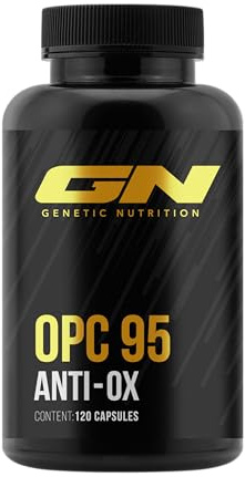 GN Laboratories OPC 95 (120 Kapseln) – Weintraubenkernextrakt hochdosiert – Veganes Supplement – HPLC geprüft – Made in Germany