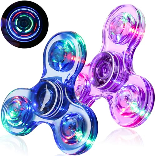 SCIONE Fidget Spinner (blu e viola)