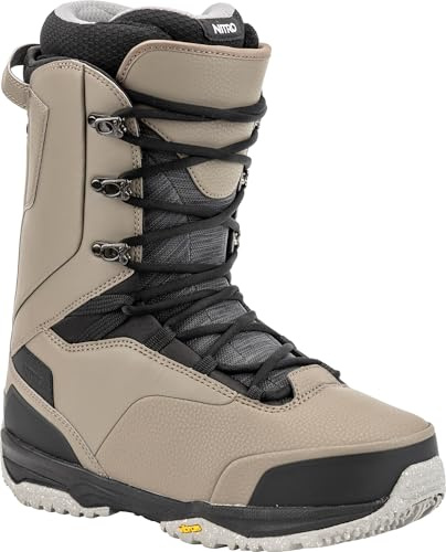 Nitro Venture Pro Lace Bottes de Snowboard pour Hommes, Boue, 28.5