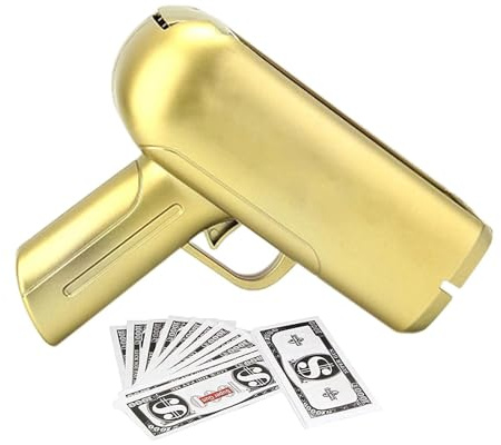 Geld-Spritzpistole – Spielautomat, Geldspritzer, Geldspritzpistole für Abschlussfeier | Geldwerfer für Banknoten | Geldwerfer für Banknoten | Geldwerfer Geldwerfer Geldspritzpistole