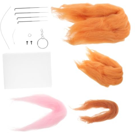 NUOBESTY Nadelfilzen DIY Filzmaterialien Filzformen Zum Basteln Nadelfilz-bastelwerkzeuge Für Anfänger Praktische Heimwerker-Tools