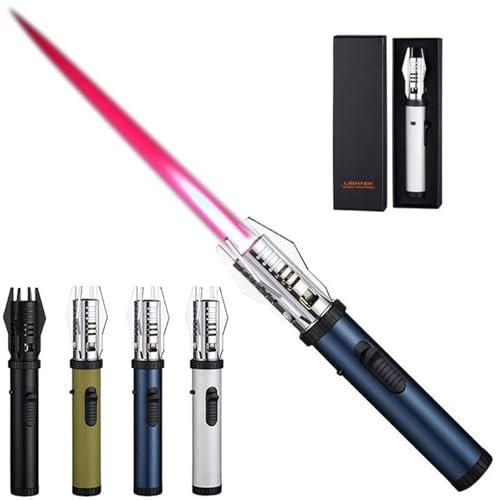 Torch Lighter，Butane Gas Lighter，Fireblaze electric lighter, fire blaze electric lighter, lightsaber lighter, rechargeable butane torch lighter, windproof gas lighter with adjustable flame size, suita