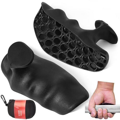 Gants de gym en caoutchouc sans doigts pour homme et femme - Protection des mains - Poignées d'haltérophilie - Pour musculation, gymnastique - Pour soulevé de terre