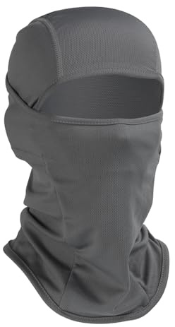 Zinytrae Balaclava Face Mask for Men/Women,Skiing,Snowboarding,Motorcycle,UV & Wind/Dust Protection,Outdoor Gear Face Cover(1, Gray)