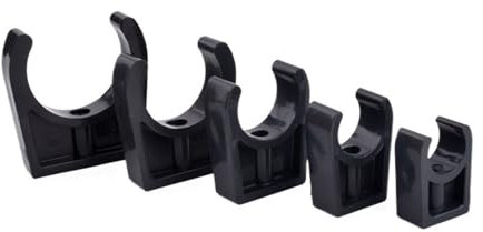 DQZRTUECA Colliers de Serrage pour tuyaux d'eau en PVC, Lot de 2 à 10 Colliers de Serrage en PVC de 20 à 110 mm for Tuyau d'arrosage d'aquarium(2pc,Inner Dia 63mm)