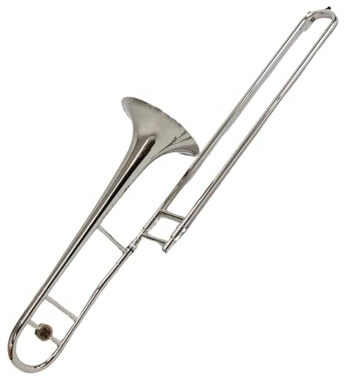 Trombón Tenor Trombón Tenor Profesional Con Vara De Llave En Si Bemol De Latón Amarillo Niquelado