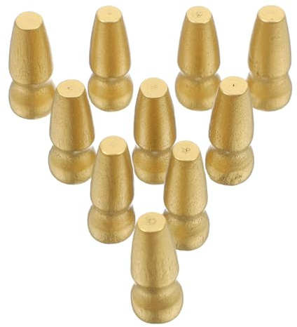 Milisten 50pcs Flag Pole Finial Ornament Tops Replacement Flag Pole Attachment Hand Top Decorative Heads