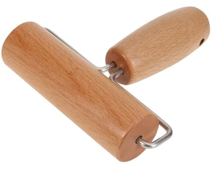 Ciieeo Mattarello Legno Massello con Manico per Pasta da Forno Leggero e Resistente per Crostate Ravioli e Delicata Superficie Antiaderente per Uso Domestico