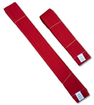Martial Arts Red Belt, Karate, Taekwondo, Judo, Kickboxing, Adult 280cm and Children Sizes 150cm (Adult 280cm)